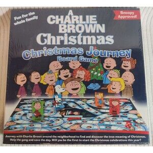 A Charlie Brown Christmas Journey Board Game 2018 Peanuts, Snoopy- New Sealed